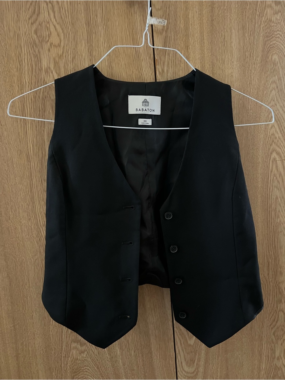 Aritzia Black Women's Tailored Vest